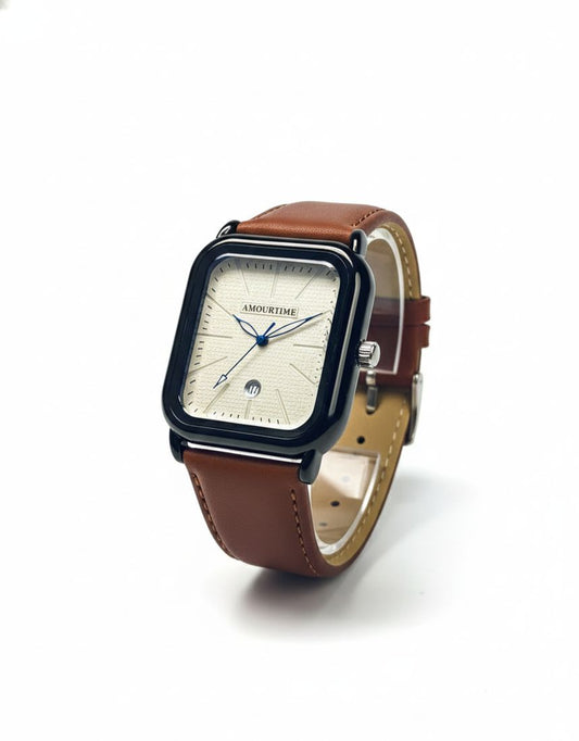 Montre Carrée Rétro-Chic AMOURTIME